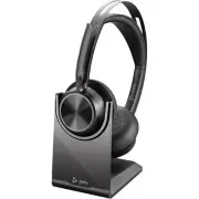 HP Poly 9T9J5AA#AC3 Voyager Focus 2 USB-C-C Headset +USB-C/A Adapter + Charging