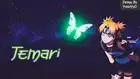 Anime girls blonde glowing naruto Playmat Game Mat Desk