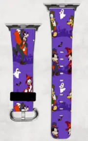 Disney Halloween Mickey Mouse Goofy Apple Watch Band NEW 38/40/41 & 42/44/45