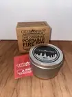 City Bonfires Portable Fire Pit - Mini Fire Pit, Table Top Firepit 3-5 Hours NEW