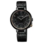 Citizen Bluetooth Eco-Drive Black Leather Solar Women's Watch - EE4055-17E