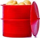SiliconeZone Ripple Pagoda Steamer Set (Red) Brand New in Box!!