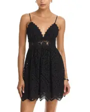Generation Love Lilia Cotton Eyelet Mini Dress