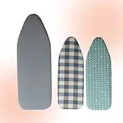 Cotton Ironing Board Cover 12x35in 13x39in 16x43in, Adjustable Iron Board Replacement Cover, Ironing Board Cover Resist Scorching Drawstring Tightening(Gray,16x43in(40x110cm))