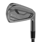 NEW Srixon ZX7 MK II Black Chrome 4-PW Irons KBS C-Taper Black Steel Stiff