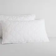Sheridan Ruben Tailored European Sham in White/Snow Cotton/Polyester
