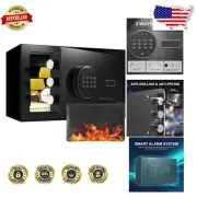 Durable Alloy Steel Electronic Safe - Perfect for Home and Office Use, 0.5 Cub