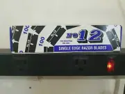 .012 #12 Single Edge Steel Razor Blades USA - Rare -Double Honed & Stropped