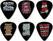 12 Bible Verse Christian Guitar Picks - Worship, Learn to Play, Gift, Bible Quote, Cross Guitar Picks