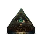 Eye of Neb-u-chad-nez-zar Bean Bag Chair Cover (Watchful Eye over the Kingdom)