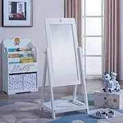 ALL 4 Kids Gloria White Girls Wooden Standing Mirror