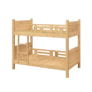 【本木家具】夏伊娜 松木3.5尺雙層床