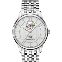 在飛比找PChome24h購物優惠-TISSOT Tradition 80小時動力鏤空機械腕錶-