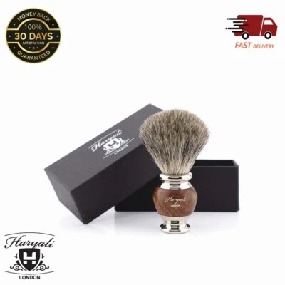High Quality Shaving Brush Super Badger Hair Bristles Wood Metal Handle Brushes