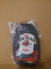 Jim Beam Kentucky Bourbon and Cola Zippered Stubby Stubbie Cooler Holder