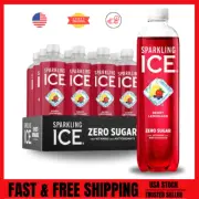 Sparkling Ice Berry Lemonade, Zero Sugar, Low Calorie, 12 Pack, Flavored Water