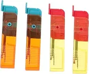 FIXOSHEE 4Pcs Durable Seam Rippers Sharp Thread Removers for Sewing Crafts Easy to Use Portable Design for Removing Stitches and Buttonholes for Daily Sewing Needs
