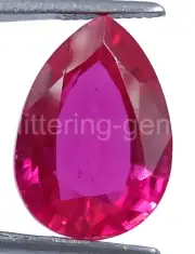 14.10 Ct Pear Cut Natural Pink Ruby IGL Certified Loose Gemstone 5JRE
