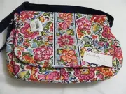 Vera Bradley HOPE GARDEN Messenger BOOKBAG Laptop CROSSBODY Shoulder DIAPER NWT