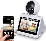SIYZHOP Two-Way Video Camera with 4.3 Inch Large Screen, 2K Pet Dog Camera with App, Nanny Cam, Baby Monitor, Monitor for Baby/Age/Nanny/Dog/Pet