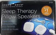 Sound Oasis Sleep Therapy Pillow Speakers SP-101 NIB Sealed