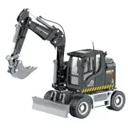 1:50 Wheel Excavator Digger Truck Construction Vehicle Diecast Model Toys Black