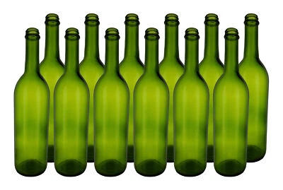 Home Brew Ohio Green 750ml Bordeaux Screw Top Bottles Case of 12
