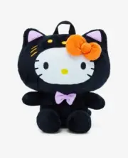 Hello Kitty Halloween Cat Plush Backpack 14"