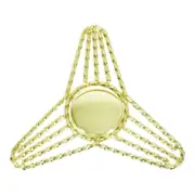 OG LOWRIDER CLASSIC TRIANGLE TWISTED UNIVERSAL KNOCK-OFF THREADLESS GOLD