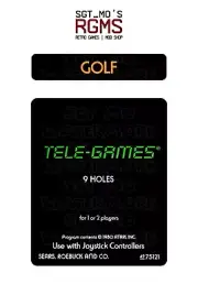 Atari 2600/Sears Tele-Games Replacement Label - Golf