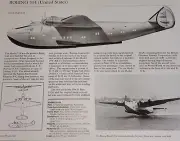 Boeing 314 Aircraft Picture Out of Print Article Spec Sheet Wall Art Display