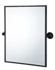 Turner Hastings Mayer Matte Black Pivot Rectangle Mirror