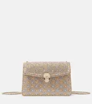 [Bvlgari] Bvlgari Serpenti Forever Mini embellished crossbody bag One Size gold