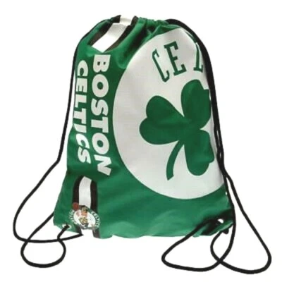 NBA Bag Boston Celtics Basketball Drawstring Gym Backpack Official NEW RRP £30