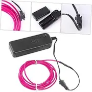 MUCKLILY Flexible Electroluminescent Wire Lights Glowing Strobing Neon Light Cable for Car Interior Decoration Cosplay Parties No Battery Required Low Power Consumption Lighting Modes