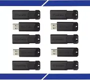 Verbatim PinStripe USB Flash Drive 3.0, 32GB, Black
