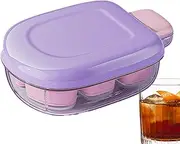 Ice Trays,Ice Making Box - 6-Grid Pressed Tray Easy Release Container Mold Box for Kitchen Freezer Fridge Bar Whisky Coffee Serving