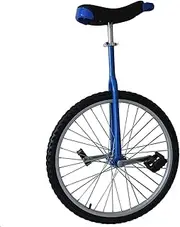 Large 24 Inch Unicycle for Adult/Big Kids/Men/Women, Female/Male Unicycle with Alloy Rim, User Tall Than 175Cm, Best Birthday Gift (Color : Blue, Size : 24 Inch Wheel) Durable TDF