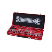Sidchrome 75 Piece 1/4” And 3/8” Drive Met/AF Socket Set- SCMT31475
