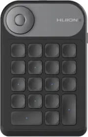 Huion INSPIROY Keydial Mini Wireless 18 Keys Keyboard,Bluetooth Programmable ...