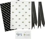 Grupo Erik Real Madrid Gift Wrap Set - 2 Sheets (50 x 70 cm), Paper Ribbons, Stickers - Birthday, Christmas, Father's Day, Mother's Day, Baby Shower