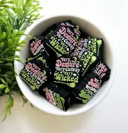 Set Of 5 Custom Wicked Very Demure Focal Beads