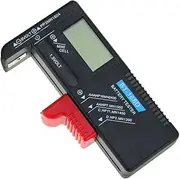 HEALSOPTHY 9v Portable Battery Capacity Indicator Digital Display Tester for Home Office Travel Accurate Battery Monitor Tool Compact and Convenient Design