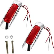 MAGICLULU 2Pcs LED Corner Side Marker Lights for Truck Trailer Van Bus Durable Material Easy Installation Reliable Performance