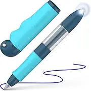 Schneider Base Senso 188733 Rollerball Pen for Beginners to Write Right and Left Handed Blue Turquoise