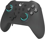 GuliKit KK3 Max Game Controller Hall Effect Joysticks Analog & Digital Triggers Wireless Pro 1000HZ Polling Rate Maglev/HD/Rotory Vibration Compatible with Switch/PC/Android/iOS/Steam Deck (Black)