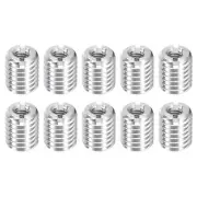 10Pcs Threaded Inserts, M4-0.7x10 & M8-1.25x10 Thread Repair Insert
