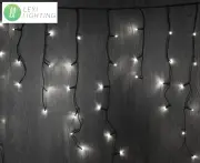 Lexi Lighting 240 LED Christmas Icicle Light - White