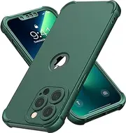 ORETECH Designed for iPhone 13 Pro Max Case with[2 x Tempered Glass Screen Protector][Camera Protection] [Military Grade Protective] Full Body Shockproof Bumper Case for iPhone 13 Pro Max - Green