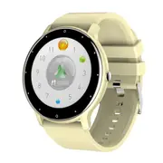 1.28 Inch Touch Screen Ip67 Waterproof Smart Watch Support Blood Pressure Monitoring Sleep Heart Rate Yellow Smart Watches